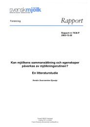 7036-P Kan mjölkens egenskaper och dess kvalitet påverkas…