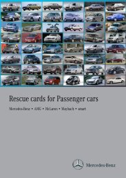 Rescue cards for Passenger cars - Mercedes-Benz Niederlassung ...