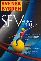 Svenskbygden 3-2010 - Svenska folkskolans vänner