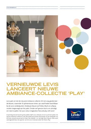 nieuwe Ambiance-collectie 'Play' - Levis