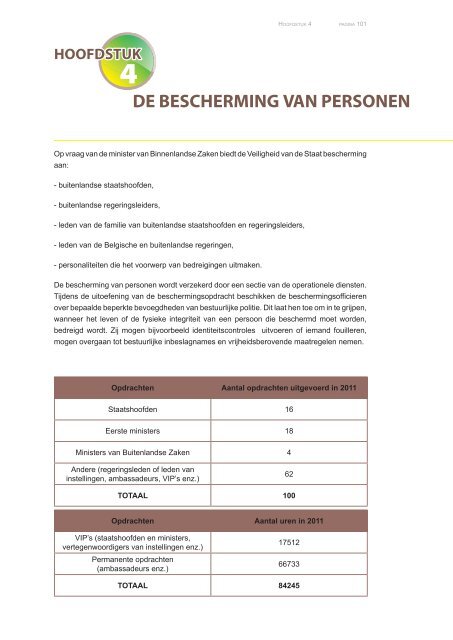 JAARVERSLAG 2011 - Federale Overheidsdienst Justitie - Belgium