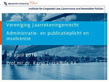 Karin Luttikhuis(download presentatie) - Vereniging ...