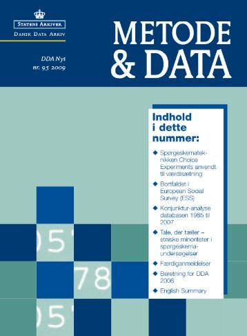 95 - DDA Samfund - Dansk Data Arkiv