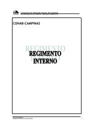 Regimento Interno - Cohab Campinas