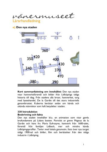 Fördjupning Den nya staden - Vänermuseet