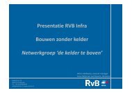 Bouwen zonder kelder (RVB Infra) - Verantwoorde Veehouderij