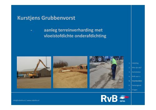 Bouwen zonder kelder (RVB Infra) - Verantwoorde Veehouderij