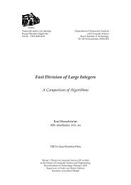 Fast Division of Large Integers