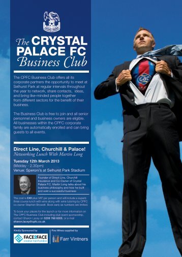 Business Club - Crystal Palace FC