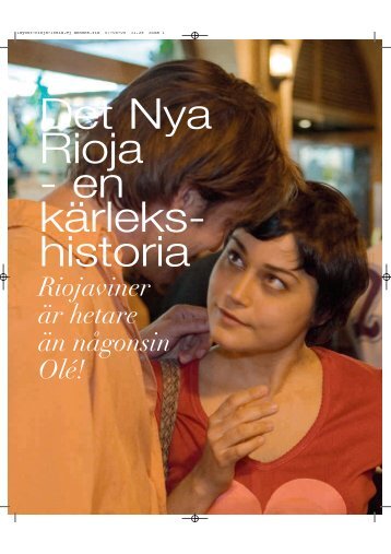 Det Nya Rioja - en kärleks- historia - Consejo Regulador de la ...