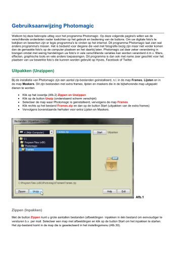 Gebruiksaanwijzing Photomagic - Dickmann.org