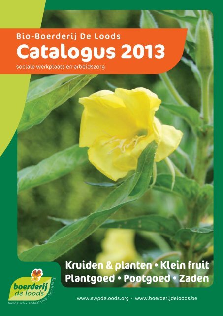 catalogus 2013 .pdf - De Loods