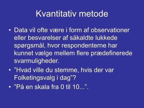 Behandling af kvantitative data_d 19 11 2012