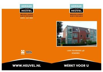 Verkoopbrochure - Adriaan van den Heuvel makelaars en adviseurs