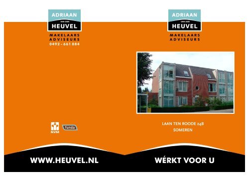 Verkoopbrochure - Adriaan van den Heuvel makelaars en adviseurs