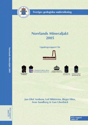 Norrlands Mineraljakt 2005 - Sveriges geologiska undersökning