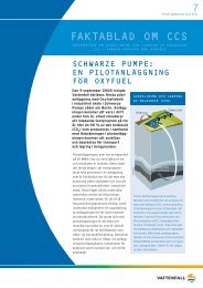 Schwarze pumpe en pilotanläggning för oxyfuel (PDF ... - Vattenfall