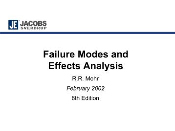 Failure Modes and Effects Analysis