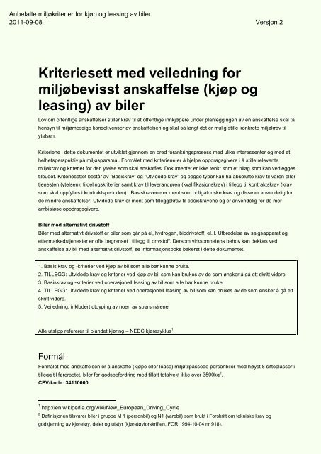 kjøp og leasing