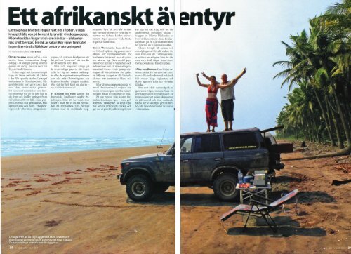 Artikel av Ronnie i Tidningen 4 Wheel Drive om ... - 4x4 Expedition