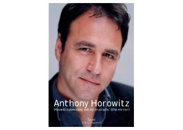 Download hier de folder van Anthony Horowitz - Clavis