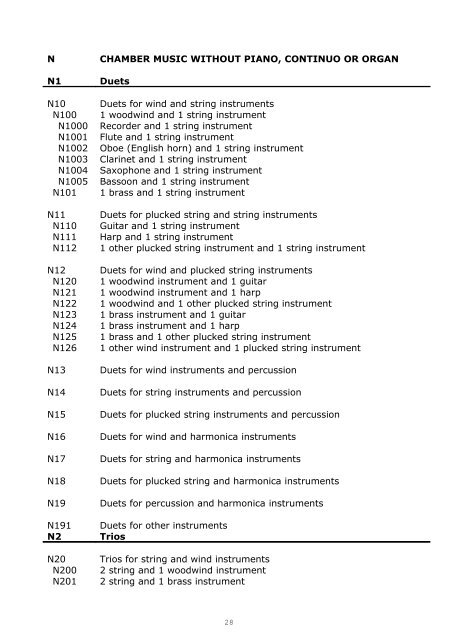 MUSIC CLASSIFICATION SYSTEM - Bibsys