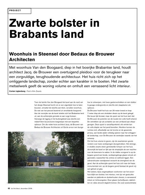 Download pdf - Bedaux de Brouwer Architecten