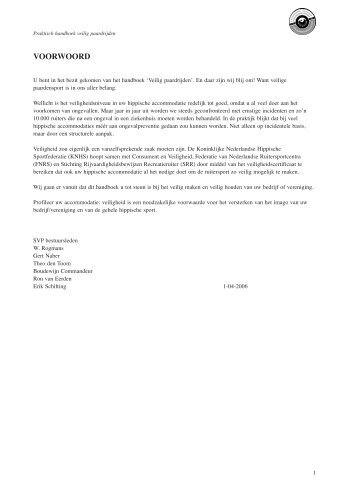 handboek veilig paardrijden.pdf - PSV Oude Veer