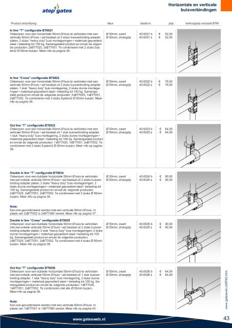 Brochure downloaden (PDF) - Gatesweb Benelux