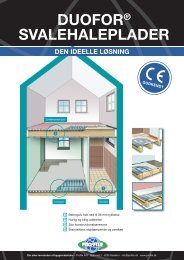 DUOFOR® Svalehaleplader, brochure - Profile A/S