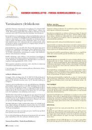 Varsinainen yleiskokous - Suomen Kennelliitto
