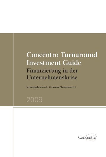 Concentro Turnaround Investment Guide - Bayerische ...