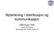 Nytenkning i distribusjon og kommunikasjon