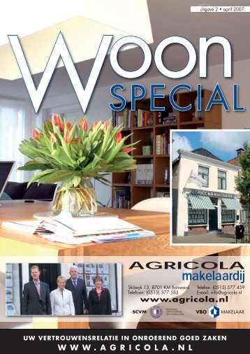 Woonspecial uitgave 2 april - Agricola Makelaardij