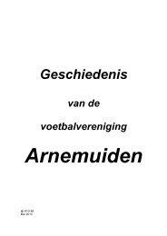 uitgebreidere beschrijvingen - VV Arnemuiden