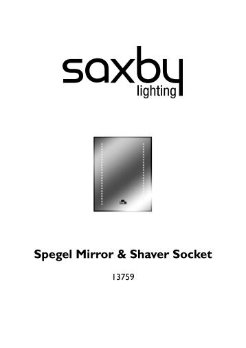 Spegel Mirror & Shaver Socket