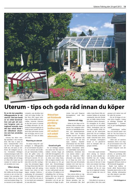 Vecka 17 Bygg & Trädgård - Götene Tidning