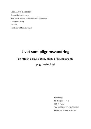 Pilgrimsvandring uppsats Friberg 080604.pdf - Svenska ...