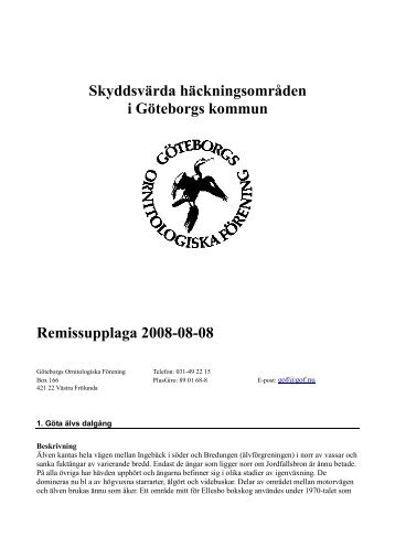 2 - Göteborgs Ornitologiska Förening