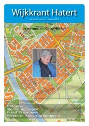 Jaargang 7, nummer 4 (augustus 2012) - Wijkkrant Hatert
