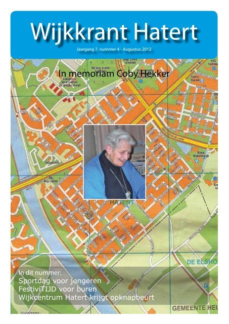 Jaargang 7, nummer 4 (augustus 2012) - Wijkkrant Hatert