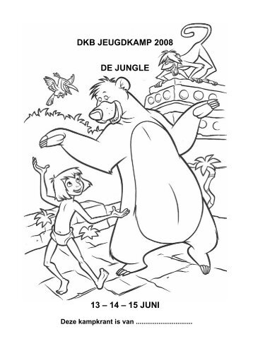 Kampkrant 2008, De Jungle - Dkb