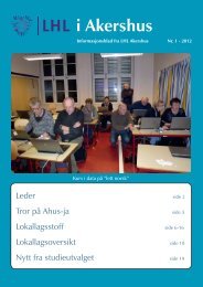 LHL Akershus medlemsblad nr. 1/2012