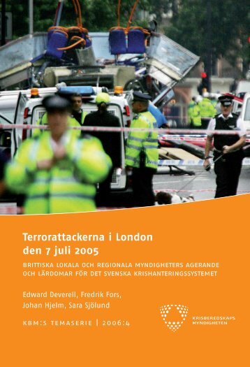 Terrorattackerna i London 2005 av ... - Krisinformation