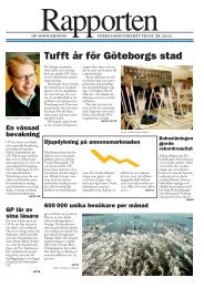 Tufft år för Göteborgs stad - Om GP - Göteborgs-Posten