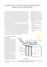 grondcollectoren voor warmtepompen diepgaand ... - Techneco