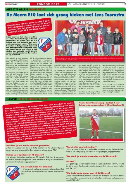 Seizoen 2012/2013 nummer 4 - Rondom Voetbal