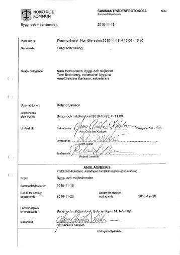 18 - norrtälje kommun protokoll