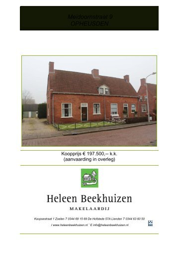 Download brochure(2,58 MB) - Heleen Beekhuizen Makelaardij