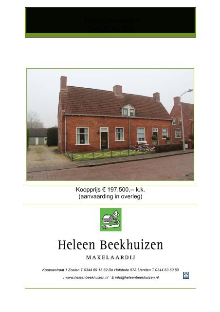 Download brochure(2,58 MB) - Heleen Beekhuizen Makelaardij